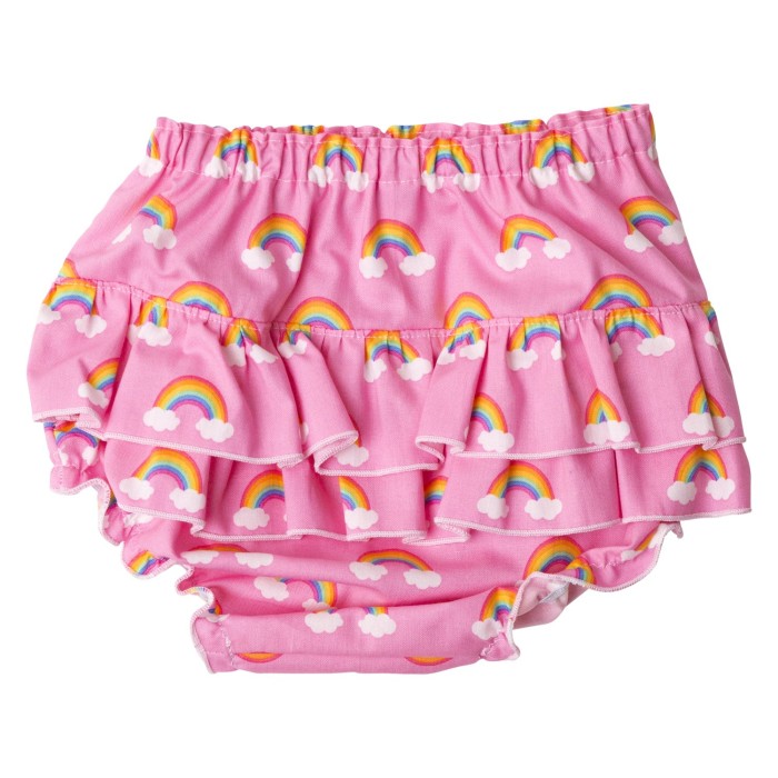 Little Miss Rainbow Frilly Bloomers - Tickled Pink Design